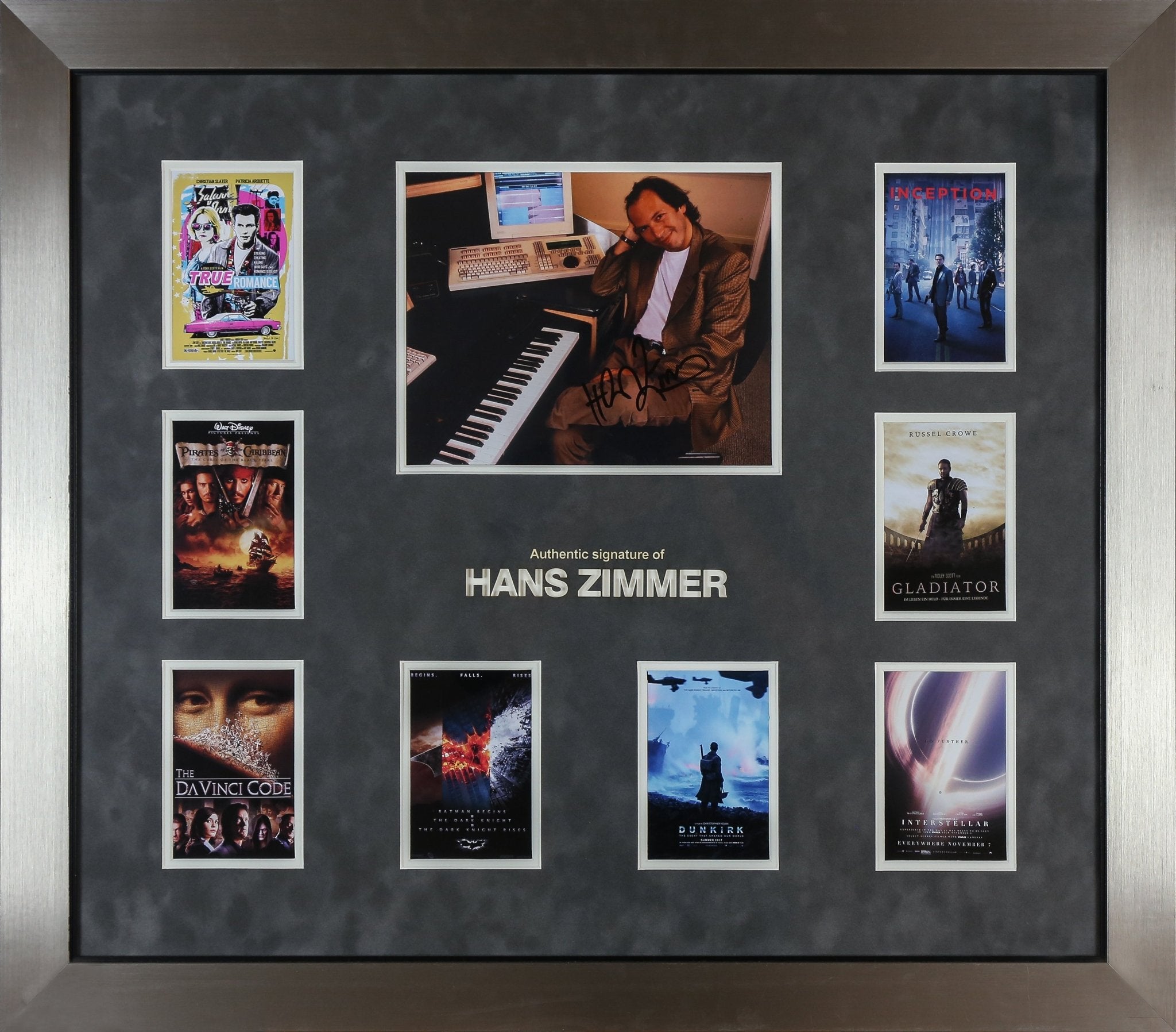 Hans Zimmer Signed 12x8 Photograph Framed Display - Memorabilia Framers Shop